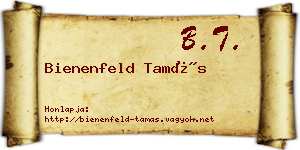 Bienenfeld Tamás névjegykártya