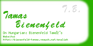 tamas bienenfeld business card